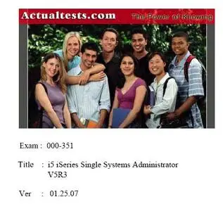 ActualTests IBM 000-351 Exam Q and A 