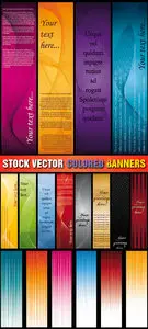 Stock Vector - Colored Banners