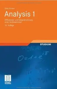Analysis 1: Differential- und Integralrechnung einer Veränderlichen (Auflage: 10) [Repost]