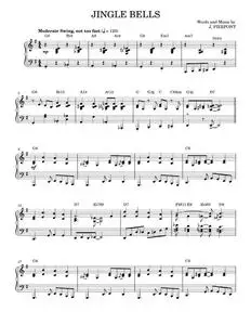 Jingle Bells - James Pierpont (Piano Solo)