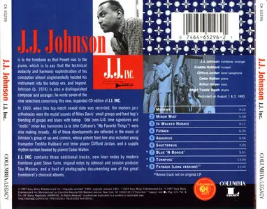 J.J. Johnson - J.J. Inc (1960) {1997 Columbia Remaster}