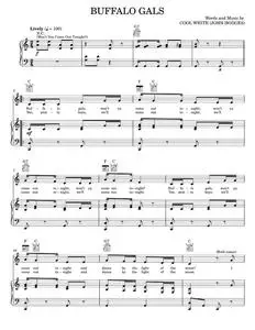 Buffalo Gals (Won't You Come Out Tonight?) - Cool White, John Hodges (Piano-Vocal-Guitar)