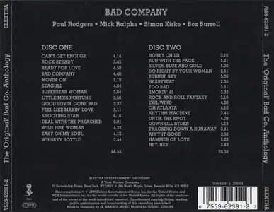 Bad Company - The 'Original' Bad Company Anthology (1999)