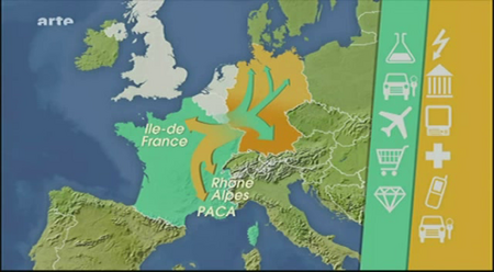 (Arte) Le dessous des cartes : 20 ans de relations franco-allemandes (1 sur 2), les convergences