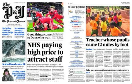 The Press and Journal Aberdeenshire – October 29, 2018