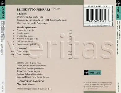 Alan Curtis, Il Complesso Barocco - Benedetto Ferrari: Il Sansone (2000)