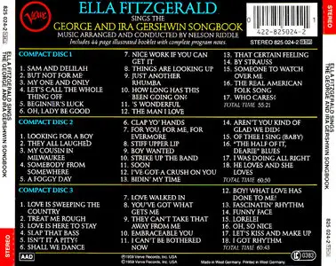 Ella Fitzgerald – Sings The George And Ira Gerswin Song Book (1959)(3-CD Box Set)(Verve - Digitally Remastered By Dennis Drake)
