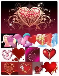 Hearts vector