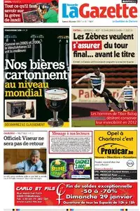 La Gazette de Charleroi du 28 Janvier 2012