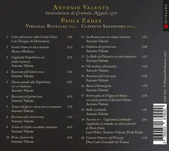 Paola Erdas - Antonio Valente: Intavolatura del Cimbalo, Napoli 1576 (2020)