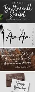 Buttercell Script Font