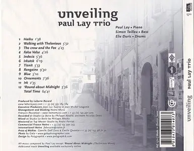 Paul Lay Trio - Unveiling (2010) {Laborie Jazz}