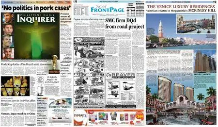 Philippine Daily Inquirer – June 13, 2014