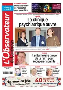 L'Observateur du Cambrésis - 25 avril 2019