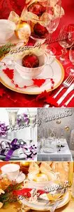 Stock Photo - Christmas Table Decoration 2
