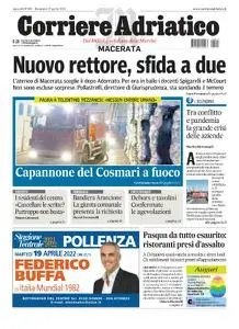 Corriere Adriatico Macerata - 17 Aprile 2022
