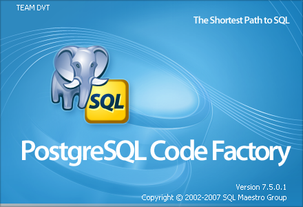 PostgreSQL Code Factory ver.7.5.0.1