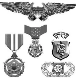 Military Badges and metals brushes for Adobe Photoshop