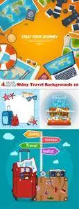 Vectors - Shiny Travel Backgrounds 10