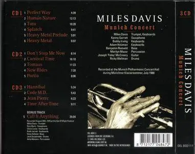 Miles Davis - Munich Concert (1988) {3CD Set IMC Music DEL 800111 rel 2005}