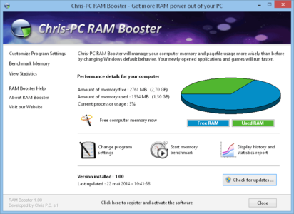 Chris-PC RAM Booster 3.30