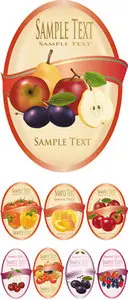 Products Labels Vector