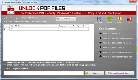 Softaken PDF Unlocker 1.0.0