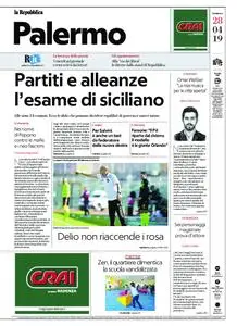 la Repubblica Palermo – 28 aprile 2019