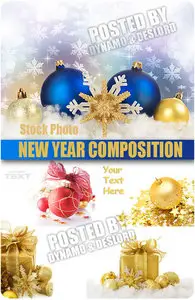 UHQ Stock Photo - New Year Composition