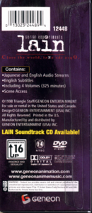Serial Experiments Lain (Complete Series) (1998) [4 DVD5s] [Re-post]