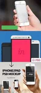 Android and iPhone mockups