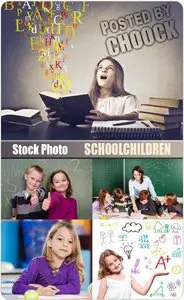 Schoolchildren - Stock Photo