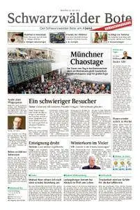 Schwarzwälder Bote Schwenningen - 30. Juli 2018