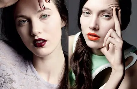 Hilda Lee Yung Hua & Matilda Lowther by Liz Collins for Vоgue Japan February 2014