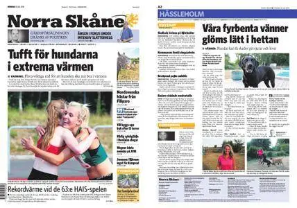 Norra Skåne – 30 juli 2018
