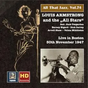 Louis Armstrong & His All Stars - All That Jazz, Vol. 74- Louis Armstrong and the His All Stars - Live in Boston (2016) [24/48]