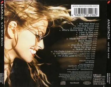 Anastacia - Not That Kind (2000) Japanese Edition