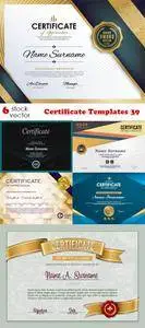 Vectors - Certificate Templates 39