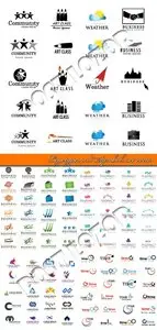 Logotypes and Symbols set vector
