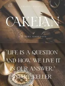 Cakelan Serif Typeface