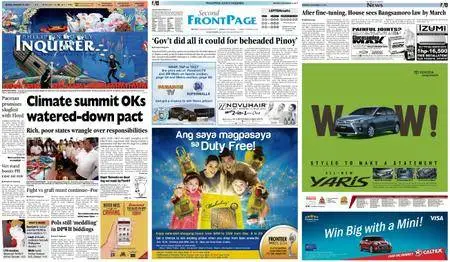 Philippine Daily Inquirer – December 15, 2014