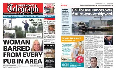 Greenock Telegraph – September 18, 2019