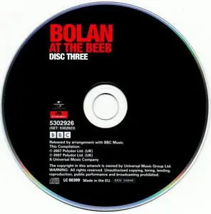 T. Rex + Tyrannosaurus Rex - Bolan At The Beeb (2007) {3 CD Box Set, Remastered, Polydor 5302923}