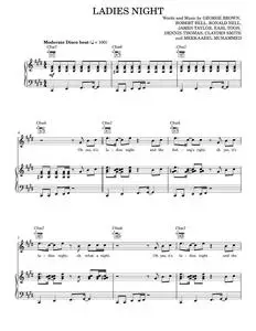 Ladies night - Kool & the Gang (Piano-Vocal-Guitar)