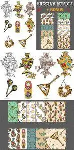CreativeMarket - Russian vector bundle