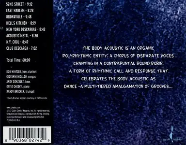 Mintzer / Hidalgo / Gonzalez / Chesky / Brecker - The Body Acoustic (2004) {Chesky Records}