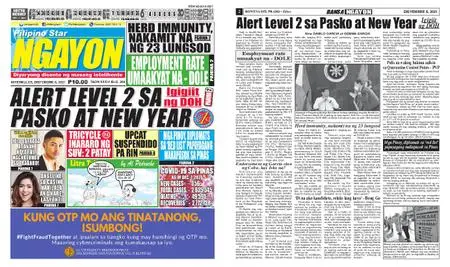 Pilipino Star Ngayon – Disyembre 08, 2021