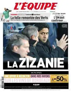 L'equipe du Vendredi 9 Décembre 2016