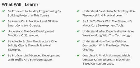 Udemy - Ethereum Blockchain Developer: Build Projects Using Solidity