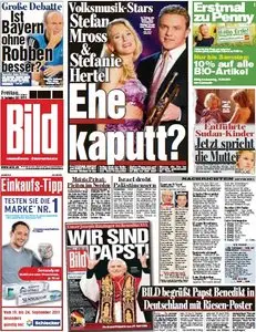 Bild Zeitung vom 16 September 2011